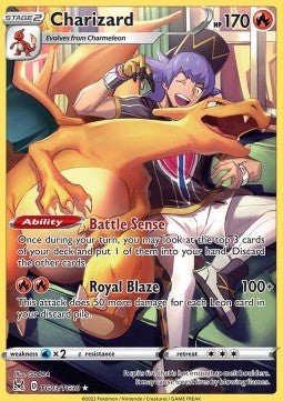 Charizard LOR-TG03 Holo Rare Near Mint Englisch