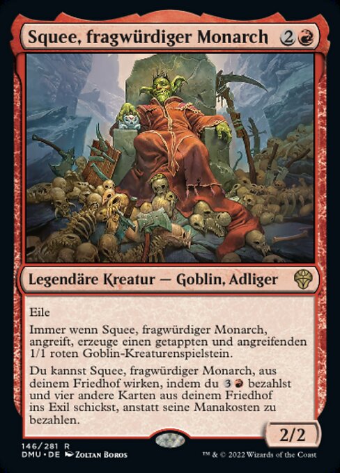 Squee, fragwürdiger Monarch DMU-146 Rare Near Mint Deutsch Foil