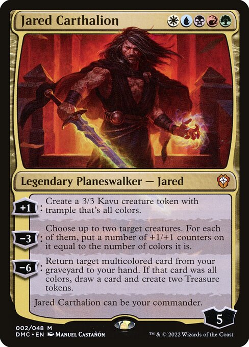 Jared Carthalion DMC-2 Mythic Excellent Englisch Foil