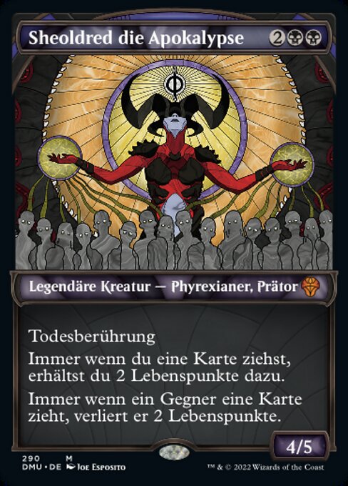Sheoldred die Apokalypse XDMU-290 Mythic Near Mint Deutsch Foil