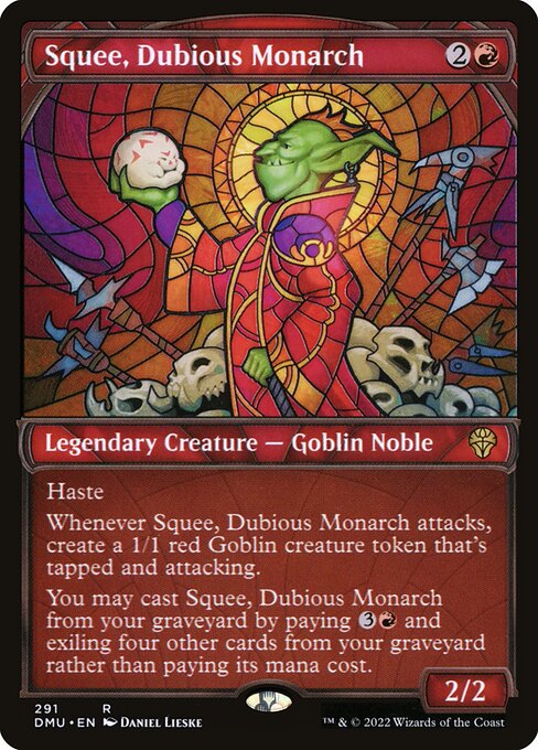 Squee, Dubious Monarch XDMU-291 Rare Near Mint Englisch Foil