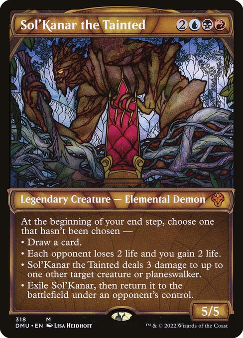 Sol'Kanar the Tainted (V.1) XDMU-318 Mythic Near Mint Englisch