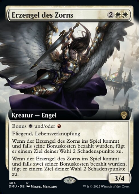 Erzengel des Zorns XDMU-384 Rare Near Mint Deutsch Foil