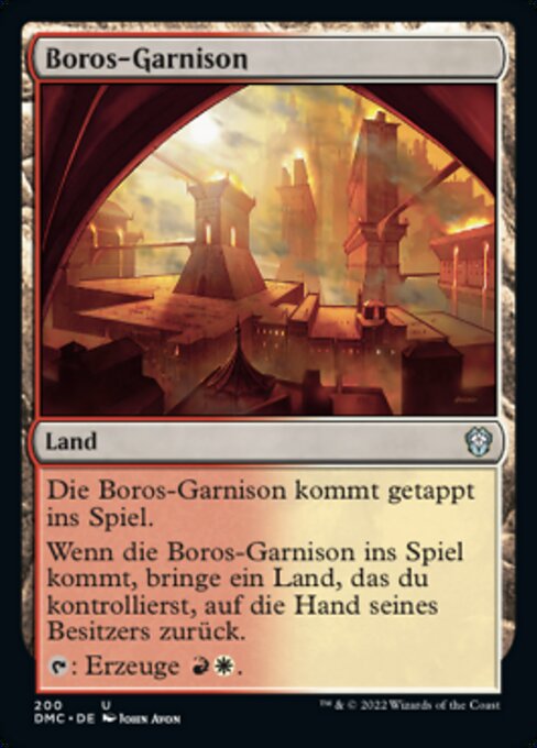 Boros-Garnison DMC-200 Uncommon Near Mint Deutsch