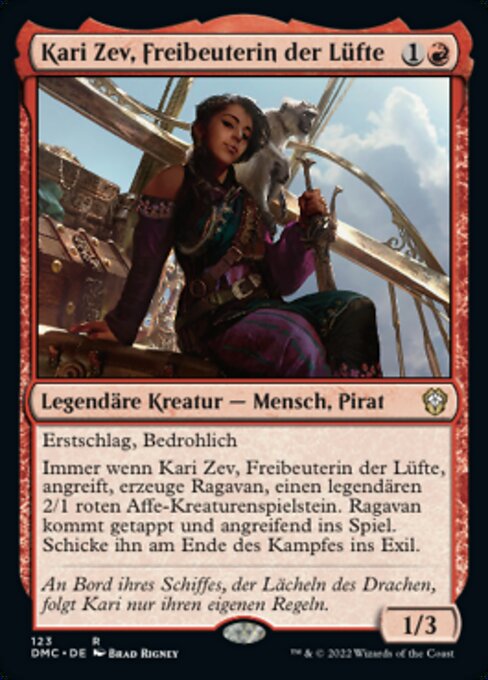 Kari Zev, Freibeuterin der Lüfte DMC-123 Rare Excellent Deutsch