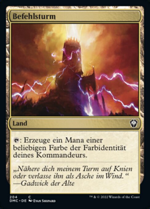 Befehlsturm DMC-204 Common Near Mint Deutsch