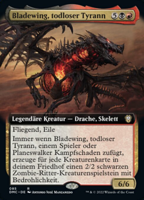 Bladewing, Deathless Tyrant XDMC-85 Rare Excellent Deutsch