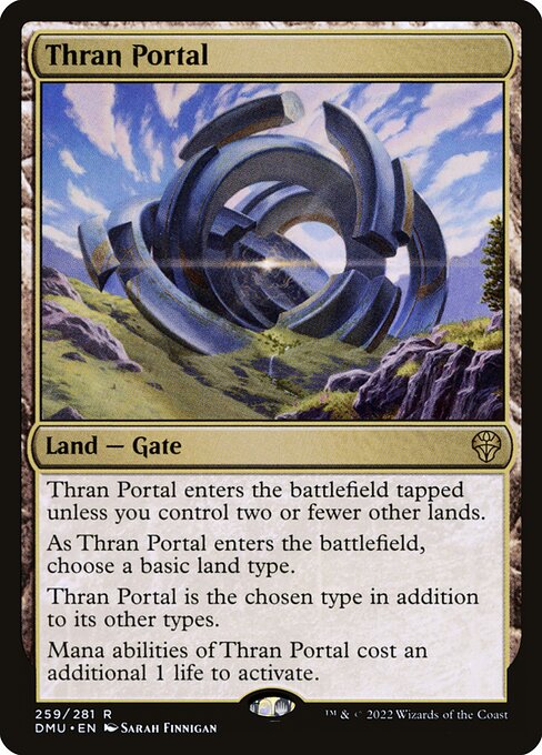 Thran Portal DMU-259 Rare Near Mint Englisch Foil