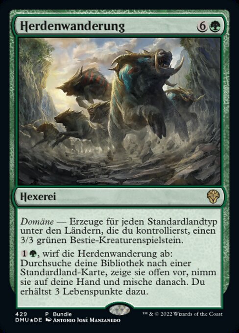 Herdenwanderung (V.3) PDMU-429 Rare Near Mint Deutsch Foil