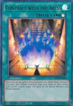 Contract with the Abyss MP22-EN250 Ultra Rare Light Played Englisch 1. Auflage