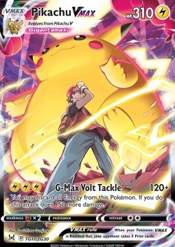 Pikachu VMAX LOR-TG17 Ultra Rare Excellent Deutsch