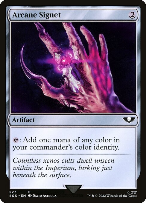 Arcane Signet 40K-227 Common Near Mint Englisch
