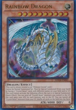 Regenbogendrache SDCB-041 Ultra Rare Excellent Deutsch 1. Auflage