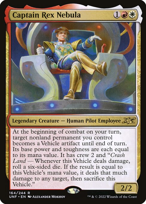 Captain Rex Nebula UNF-164 Rare Good Englisch Foil