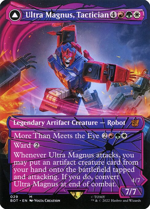 Ultra Magnus, Tactician // Ultra Magnus, Armored Carrier (V.2) BOT-29 Mythic Excellent Deutsch