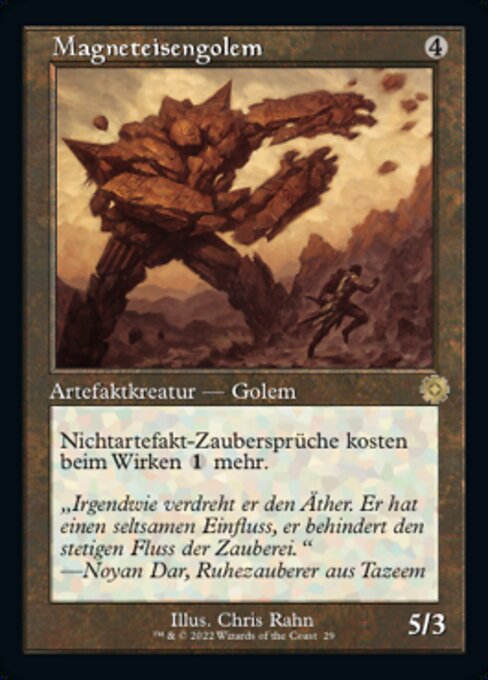 Magneteisengolem (V.1) BRR-29 Rare Good Deutsch