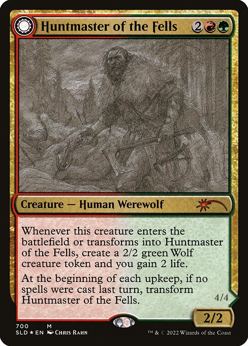 Jagdmeister vom Kahlenberg // Verwüster vom Kahlenberg (V.2) SLD-700 Mythic Near Mint Englisch Foil