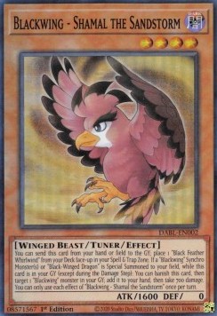 Schwarzflügel - Schamal der Sandsturm DABL-002 Super Rare Good Deutsch 1. Auflage