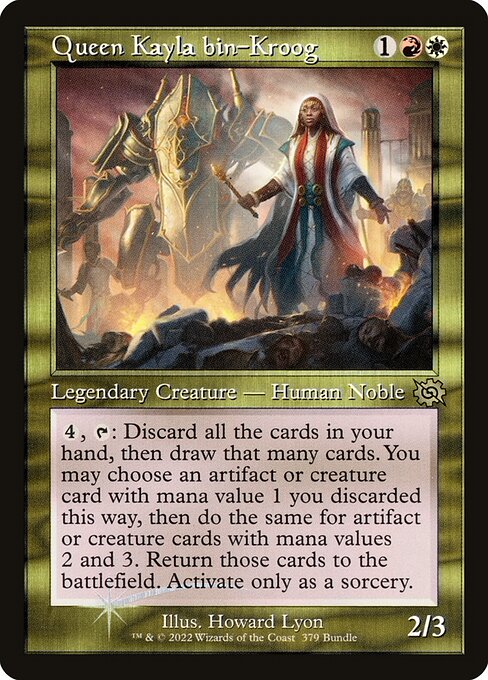 Queen Kayla bin-Kroog PBRO-379 Rare Near Mint Englisch Foil