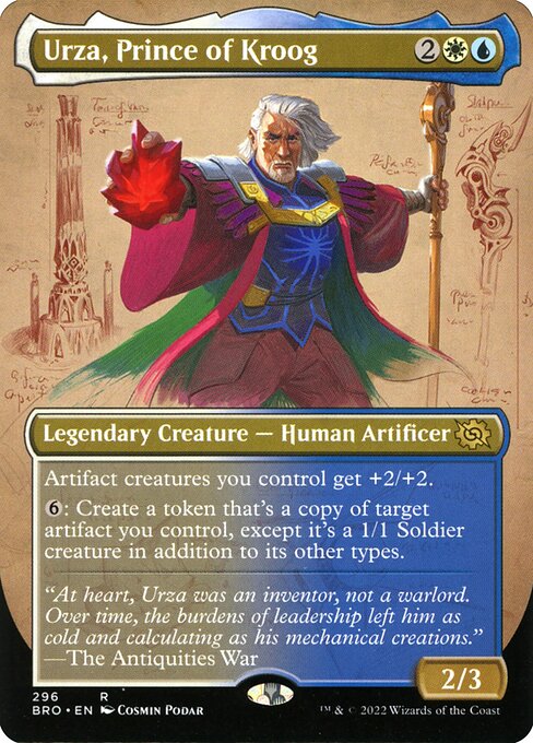 Urza, Prince of Kroog XBRO-296 Rare Excellent Englisch Foil