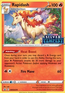 Rapidash SWSH-270 Promo EX Englisch