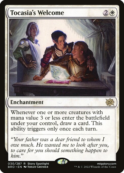 Tocasia's Welcome BRO-30 Rare Excellent Englisch Foil
