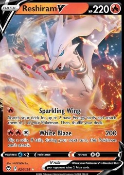 Reshiram V SIT-024 Ultra Rare Near Mint Deutsch
