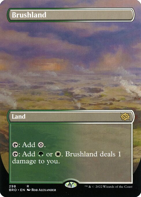 Brushland XBRO-298 Rare Near Mint Englisch