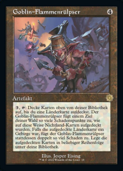 Goblin-Flammenrülpser (V.1) BRR-18 Rare Near Mint Deutsch