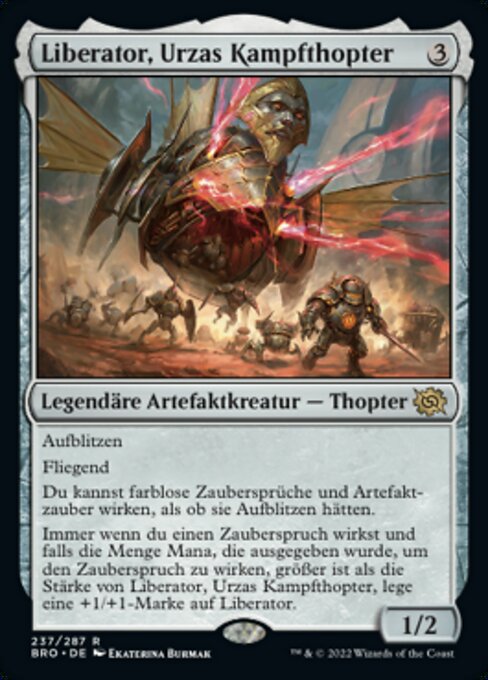 Liberator, Urzas Kampfthopter BRO-237 Rare Excellent Deutsch
