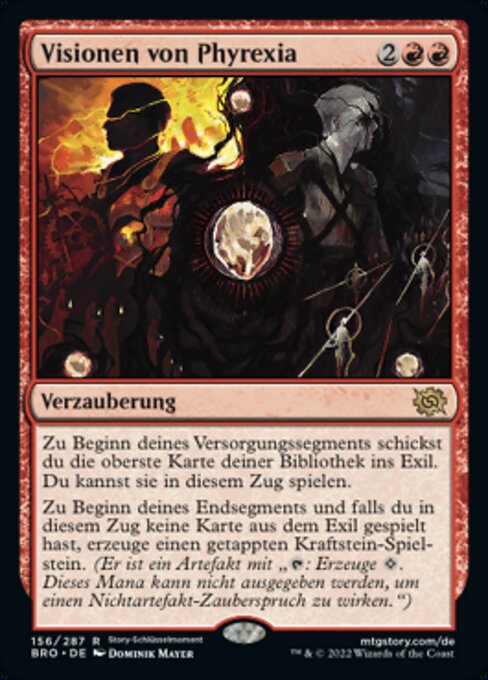 Visions of Phyrexia BRO-156 Rare Excellent Deutsch