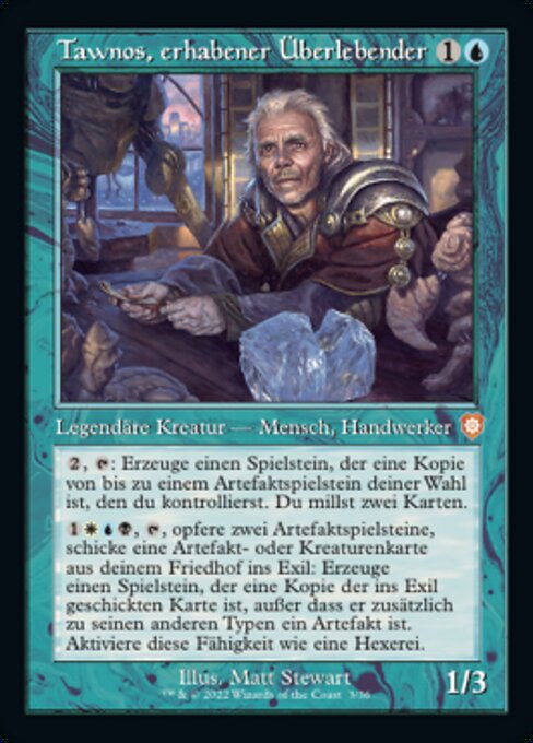 Tawnos, Solemn Survivor BRC-3 Mythic Excellent Deutsch