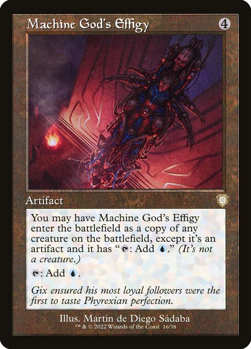Machine God's Effigy BRC-16 Rare Near Mint Englisch