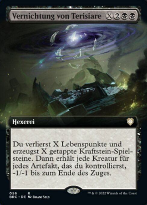 Vernichtung von Terisiare XBRC-56 Rare Excellent Deutsch