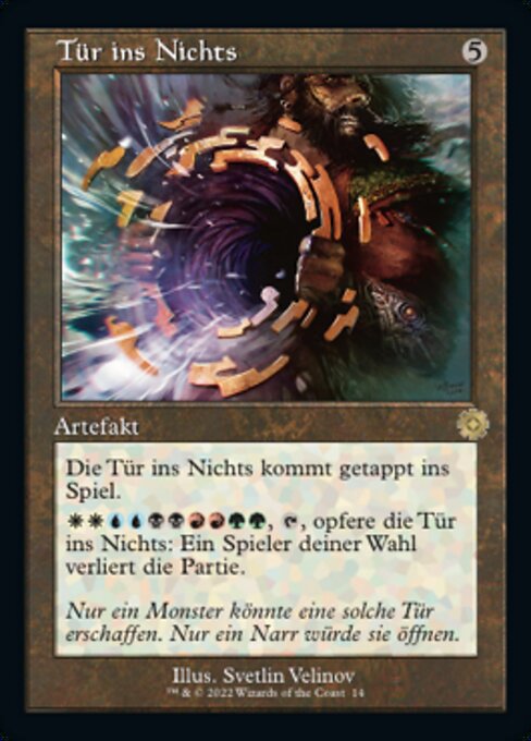 Tür ins Nichts (V.1) BRR-14 Rare Excellent Deutsch