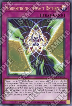 Morphtronische Einflussrückwirkung BLCR-020 Ultra Rare Excellent Deutsch 1. Auflage