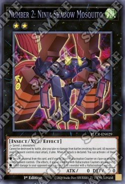 Nummer 2: Ninja-Schatten-Moskito BLCR-029 Secret Rare Near Mint Deutsch 1. Auflage