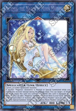 Artemis, the Magistus Moon Maiden BLCR-095 Secret Rare Near Mint Englisch 1. Auflage