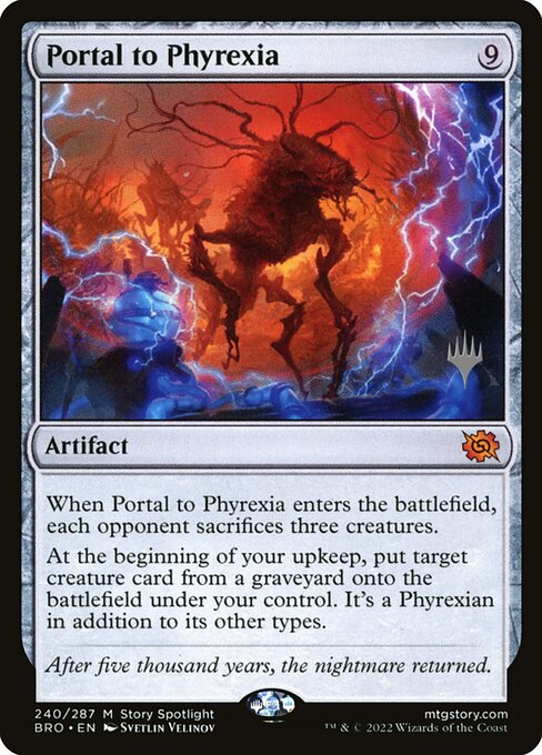 Portal nach Phyrexia PBRO-240 Mythic Near Mint Deutsch