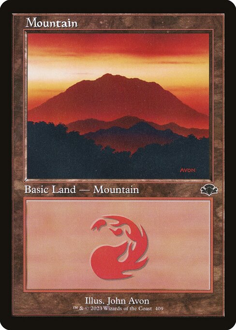 Mountain DMR-409 Land Excellent Englisch Foil