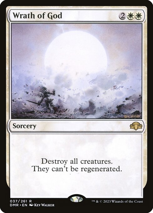 Wrath of God DMR-37 Rare Near Mint Englisch Foil