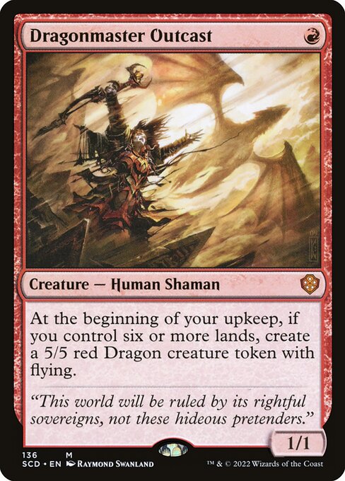 Dragonmaster Outcast SCD-136 Mythic Near Mint Englisch