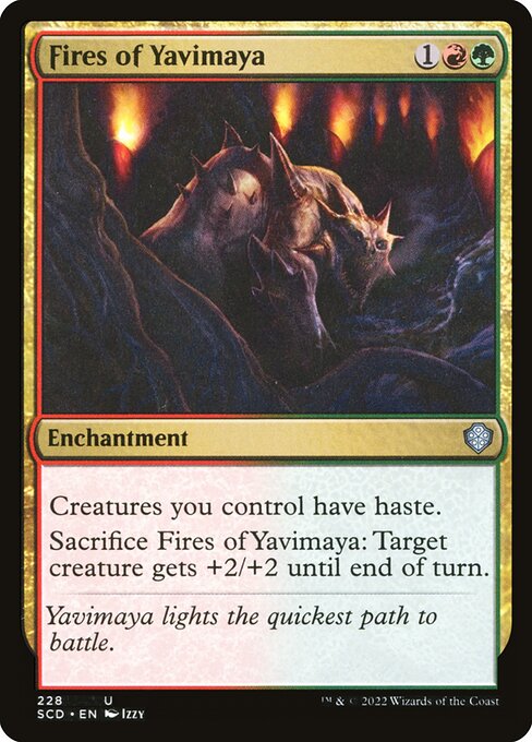 Feuer von Yavimaya SCD-228 Uncommon Near Mint Englisch
