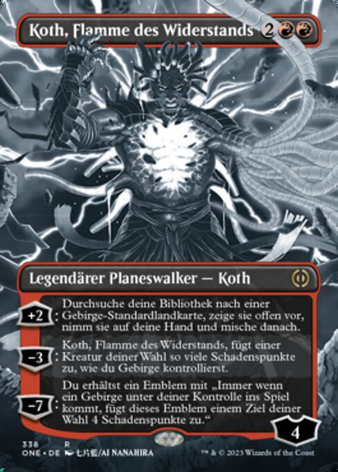 Koth, Flamme des Widerstands (V.1) XONE-338 Rare Near Mint Deutsch