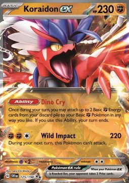 Koraidon ex SVI-125 Double Rare Near Mint Englisch