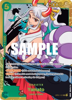 Yamato (OP01-121) (V.1) OP01 Secret Rare Near Mint Englisch