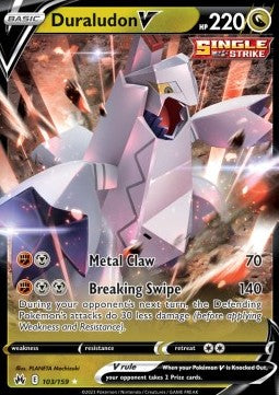 Duraludon V CRZ-103 Ultra Rare Near Mint Englisch