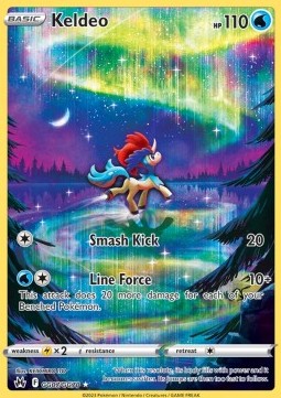 Keldeo CRZ-GG07 Holo Rare Good Deutsch