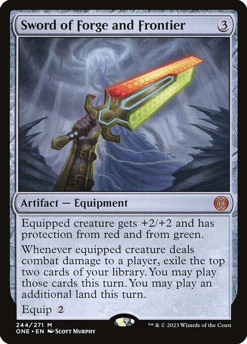 Schwert aus Schmelze und Wildnis ONE-244 Mythic Near Mint Englisch Foil