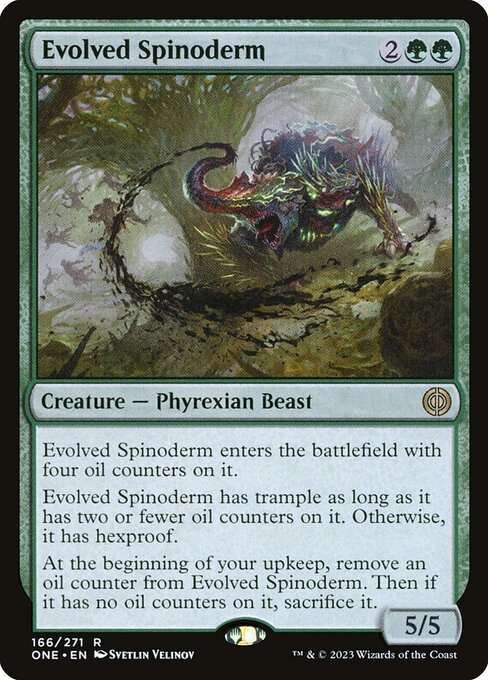 Evolved Spinoderm ONE-166 Rare Near Mint Englisch Foil